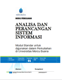 Analisa dan Perancangan Sistem Informasi