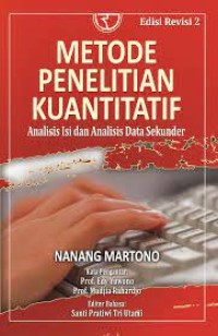 Metode Penelitian Kuantitatif;Analisis Isi dan Analisis Data Sekunder
