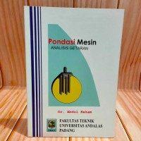 Pondasi Mesin : Analisis Getaran