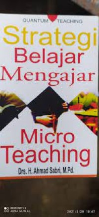 Strategi Belajar Mengajar Micro Teaching