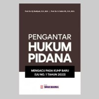 Pengantar Hukum Pidana