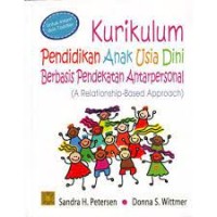 Kurikulum Pendidikan Anak Usia Dini Berbasis  Pendekatan Antar Personal