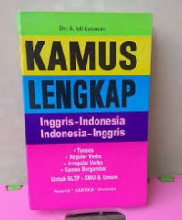 Kamus Lengkap Inggris-Indonesia, Indonesia-Inggris